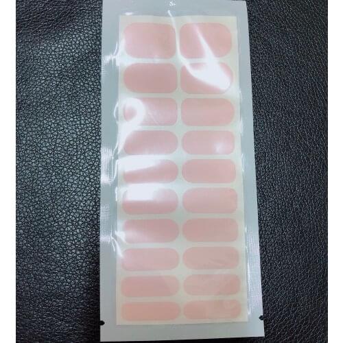 20Tips/Sheet Solid Color Nail Polish Wraps Customize Adhesive Nail Art Stickers VIP LINK