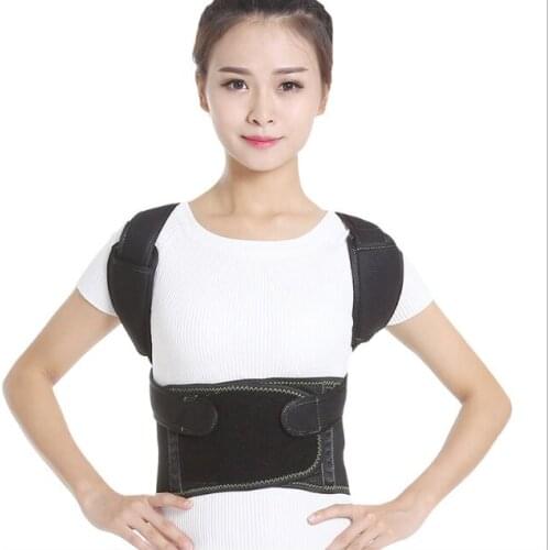 JORZIALNO Adjustable Mens Posture Corrector Belt Shoulder Back Brace Posture Correction Belts Orthotics posture back brace