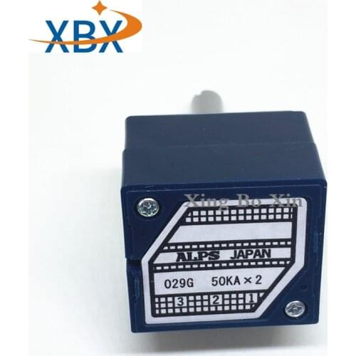 Resistor stepping double volume potentiometer switch RH2702-50KA X2 index 100KA