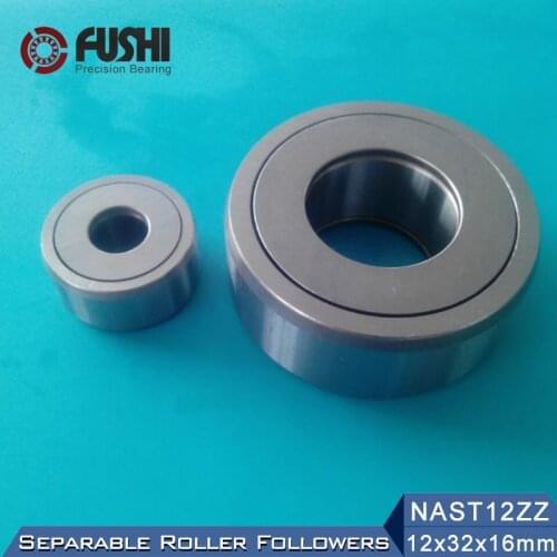 NAST12ZZ Roller Followers Bearing 12*32*16mm ( 1 PC ) Separable Type With Side Plates NAST12UUR Bearings