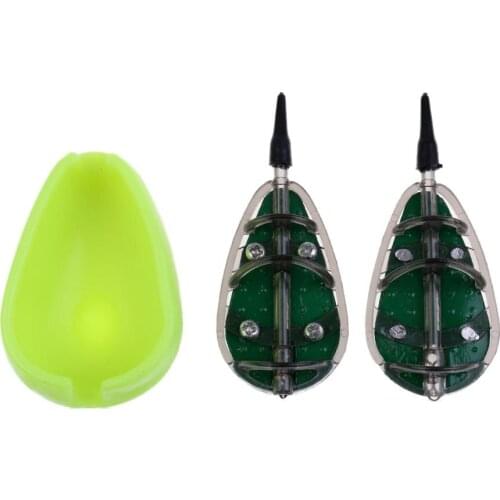 Fishing Inline Method Feeder Set 30g 40g Fishing Bait Cage Carp Feeders with Mould Fishing Tackles Accessories 30g 40g