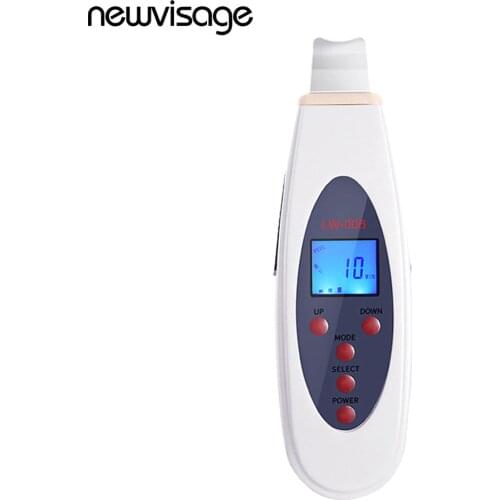 25KHz Ultrasonic Skin Scraper Deep Cleaneing Exfoliator Blackhead Remover Sonic Facial Cleanser Scrubber Face Massage Machine