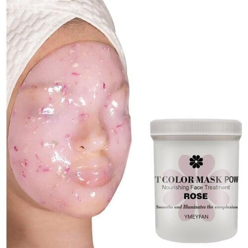 250g/Jar Natural Rose Petals Moisturizing Mask Powder Crystal Organic Rose Powder Mask Whitening Soothes Tender Skin Facial Mask
