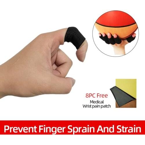 10pcs Elastic Sports Finger Sleeves Basketball Volleyball Special Anti-slip Finger Guard Arthritis Protection Separator