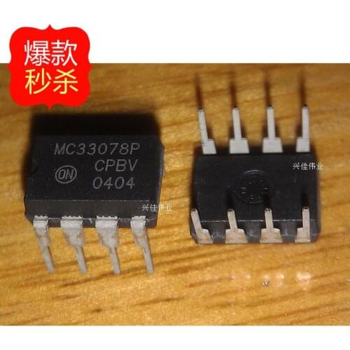 10PCS MC33078P MC33078PG MC33078 dual op amp DIP package