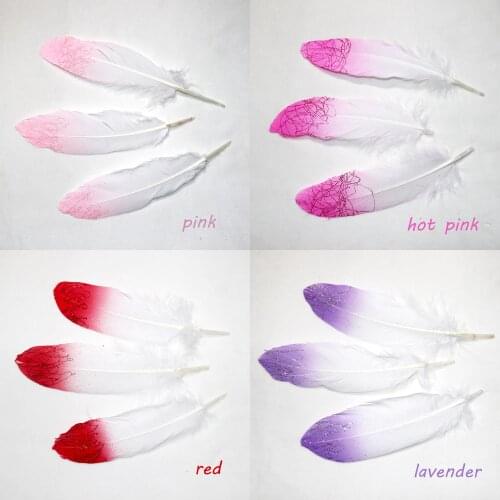 20pcs high quality goose feather DIY dream catcher home decoration 15-20cm multicolor 50pcs natural feather 6-8inches