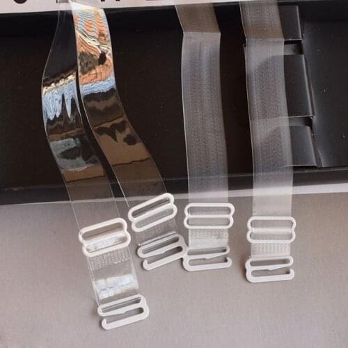 3 Pairs/set Clear TPU Bra Straps Belt Transparent Invisible Detachable Adjustable Intimates Women Accessories