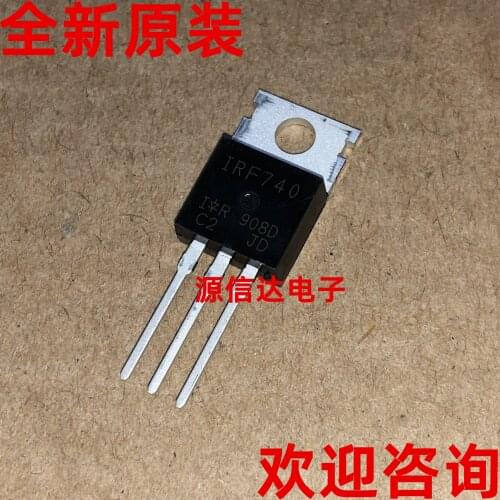 New imported IRF740 IRF740PBF 10A 400V TO-220 field effect tube original stock