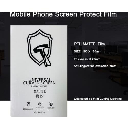 50PCS MATTE Universal Curved Screen Protective Hydrogel Film Mobile Phone Screen Protection For All Film Cutting Machine