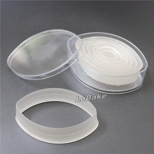 7pcs/set) Flat Edge Eye-shape Design Polycarbonate material Plastic Small Sweet candy Biscuit Mold emporte piece patisseries