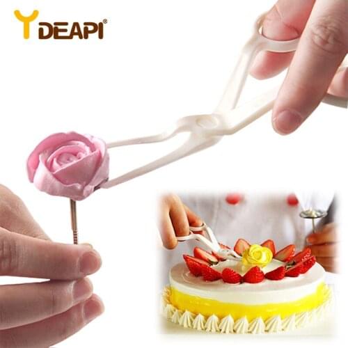 YDEAPI Baking Accessories Pastry Tools Cake Nails Set Icing Modeling Rose flowers Cake Buttercream Supplies Cake Scissors