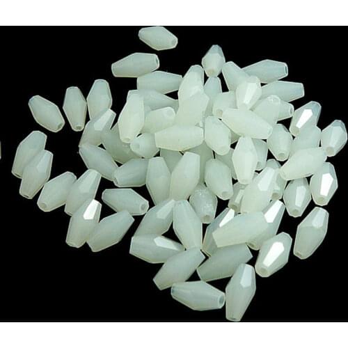 100 pieces exquisite 4x8mm Austrian Long Bicone crystal beads for Jewelry marking DIY necklace&Bracelet