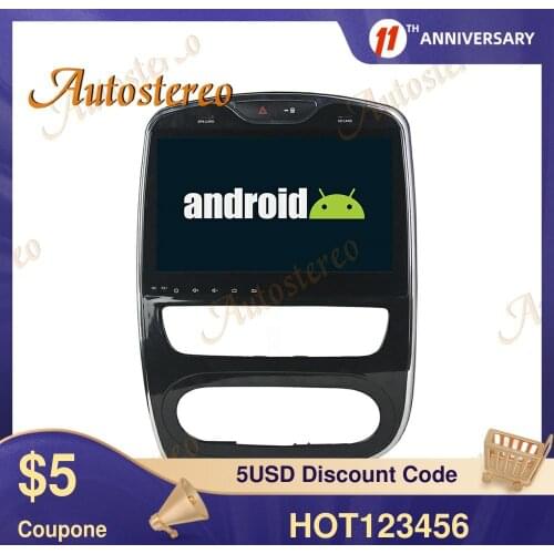 Car No DVD Player Android 9 8 Core GPS Map Navigation For Renault Clio 2013-2017 Stereo Head Unit Multimedia Player Auto Radio