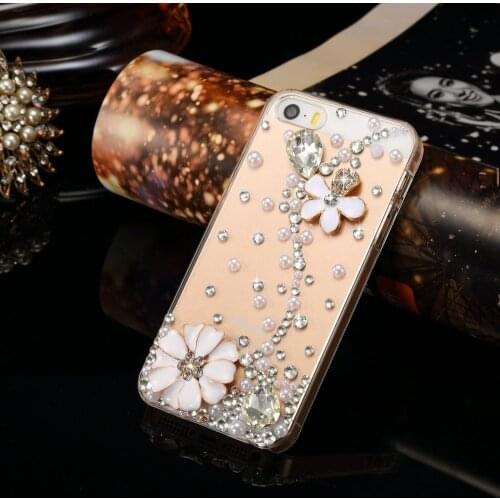 IPhone 7/8 Mobile Phone Case Crystal Apple 7MobilePhone Protective Cover iPhone 7Plus Mobile Phone Case Transparent Diamond Case