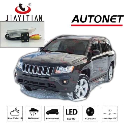 JIAYITIAN Rear View Camera For JEEP Compass 2006~2016 2012 2015 Night Vision Backup Camera Reverse Camera license plate camera