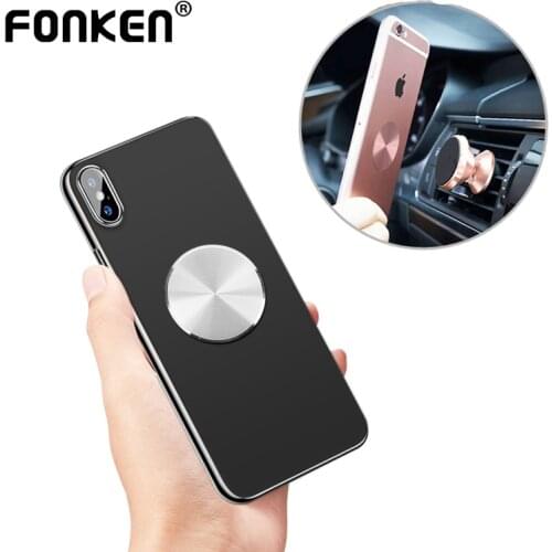 Metal Plate Disk for Magnetic Car Phone Holder Sticky Magnet Iron Sheet Phone Back Patch For Iphone Samsung Xiaomi Accessories