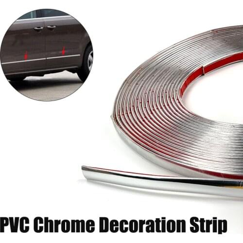 Car styling Decoration Sticker Chrome Strip For Fiat 500 600 Tipo Punto stilo Freemont Cross Coroma Panda Idea Palio