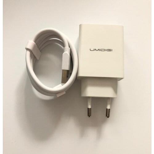 New Travel Charger + USB Type-C Cable For UMIDIGI Z Pro MTK6797X 5.5 Inch 2.5D FHD 1920x1080 Free Shipping