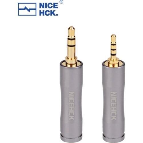 NiceHCK HIFI Earphone Adapter Plug 4.4mm Female to 3.5mm 2.5mm Male Wire Connector Gold-plated Audio Jack Earbud Accessories