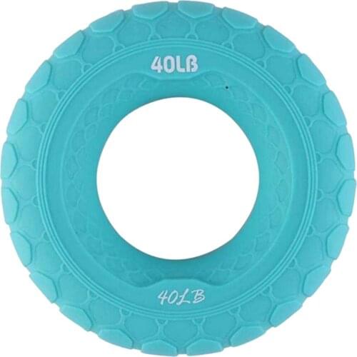 Portable 3 inch Silicone 40LB Hand Forearm Gripper Ring Exerciser Strengthener