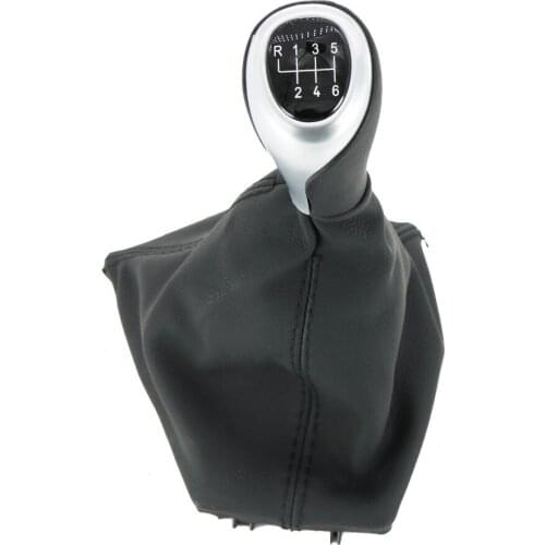 6 Speed Gear Lever Stick Shift Knob With Leather Boot For BMW 1 Series F20 F21 2011 - 2016