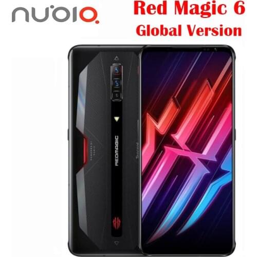 New Official Original Red Magic 6 5G Smartphone Snapdragon888 6.8inch AMOLED 165Hz 65W 5050Mah Super Charge Global Version