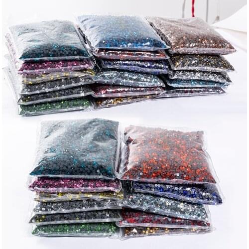Strass 35 Colors Wholesale Large Packing DMC Hotfix Rhinestones Flatback Glass Crystal Rhinestones Iron On For Wedding Dress DIY