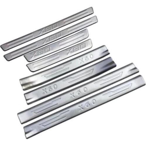 Car Styling Car accessories Stainless Steel Scuff Plate/Door Sill Door Sill For Lifan x60 2011 2012 2013 2014 2015 2016