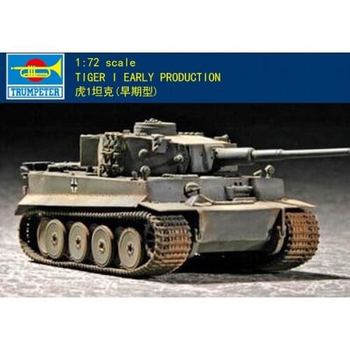 Trumpeter 07242 1/72 German Pz.Kpfw. VI TIGER I Early Armored Car Model Kit TH07140-SMT6