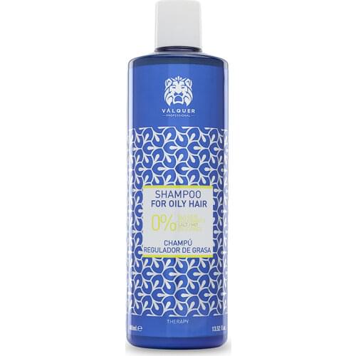 Valquer professional zero anti-fat Champu %: no salt, no sulfates, no silicones. Oily hair, fat regulator-400 ml