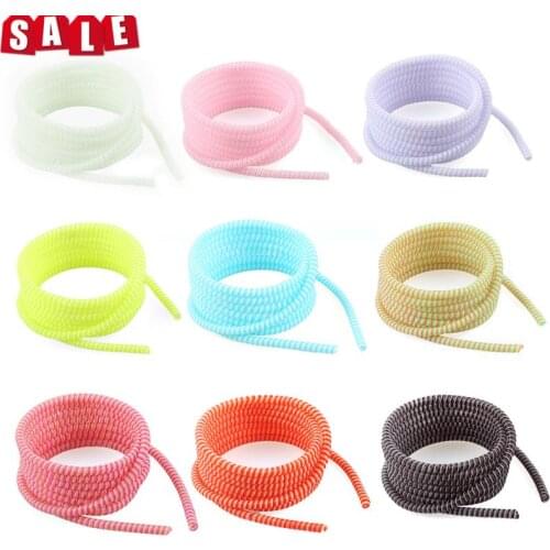 1.4M MIX Color Protector Cable Cargador For Phones Cable USB Cord Saver USB Cable Data Line Charging Cable Protector