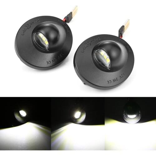 2Pcs 3SMD LED License Plate Lights For Ford F150 Expedition Explorer Ranger Lincoln License Number Plate Light Car Lights 2021