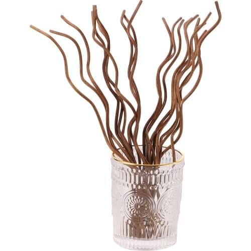 20 pcs Wavy Rattan Reed Fragrance Diffuser Replacement Refill Sticks Air Freshener Room Perfume Rattan Diffuser