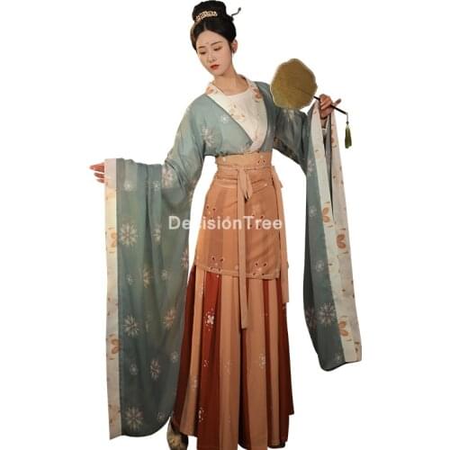2021 fairy cosplay hanfu ancient chinese costume dynasty tang suit folk dress for women princess festival outfits dance costume