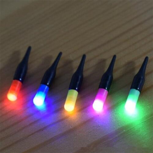5pcs/lot Night fishing floats, luminous rods, LED float tail lights, eye-catching electronic floats, fishing gear