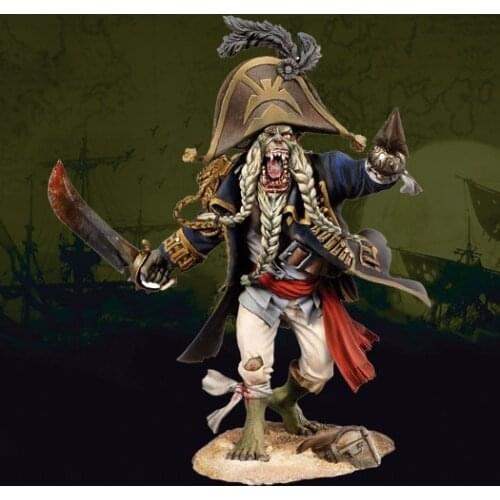 75mm scale monster pirates Resin Model Kit Model figure Free Shipping