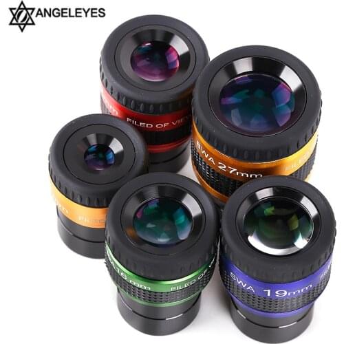 Angeleyes wide eyepiece SWA 70 degree ultra wide angle achromatic 1.25 inch telescope accessories big focal length