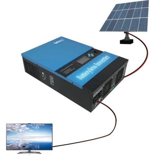 Vmaxpower MPPT Off Grid 3k Inverter Without Battery500V Solar Panel Input 24VDC Controller 3000w High Frequency Power Inverter