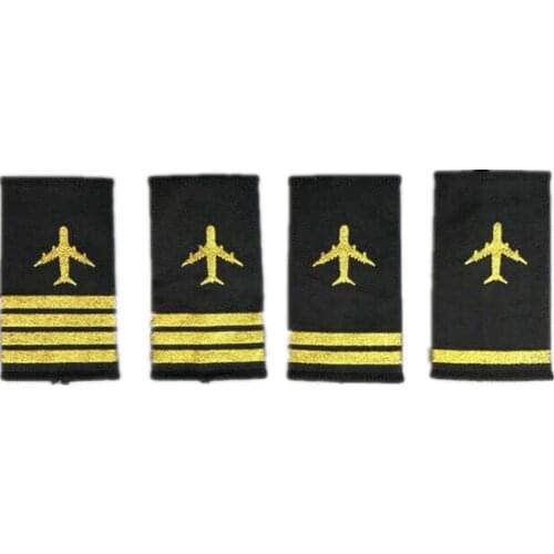 Basic Style Epaulette Shoulder-Straps Epaulet Embroidery plane
