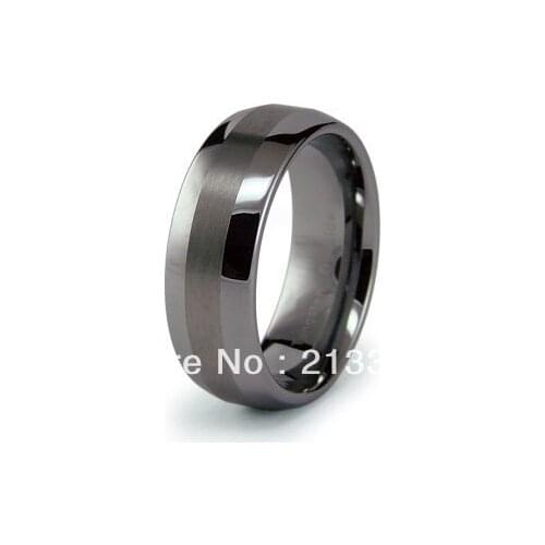 FREE SHIPPING USA WHOLESALES CHEAP PRICE BRAZIL RUSSIA CANADA UK HOT SALE 8MM DOMED SATIN SILVER BRIDAL TUNGSTEN WEDDING RING