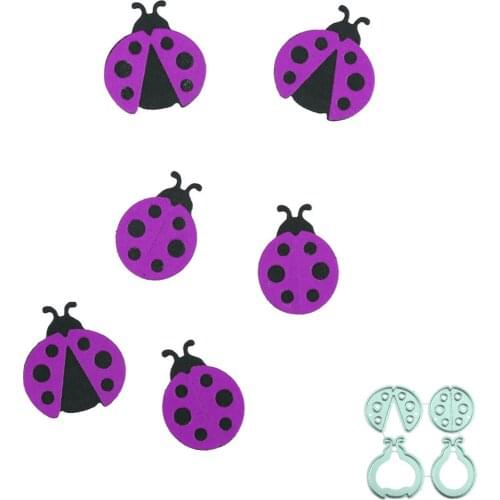 Ladybird Metal Cutting Dies DIY Scrapbook for Album Paper Decoration Craft Embossing Dies Handcrafts Handmade Greeting Cards