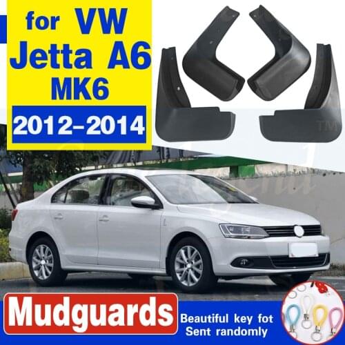 For Volkswagen VW Jetta A6 Mk6 2012 2013 2014 ABS mud flaps splash guard fender Mudflaps dirtbords Auto Accessories Car Mudguard