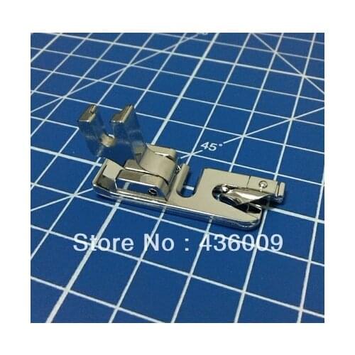 Household sewing machine parts 1/8" Solid Hemmer Foot Low Shank presser foot #717L