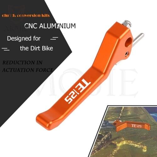 For Husqvarna TE125 TE 125 2017-2021 Dirt Bike Clutch Conversion Kits Clutch Lever Easy Pull Left Lever Motorcycle Save Power