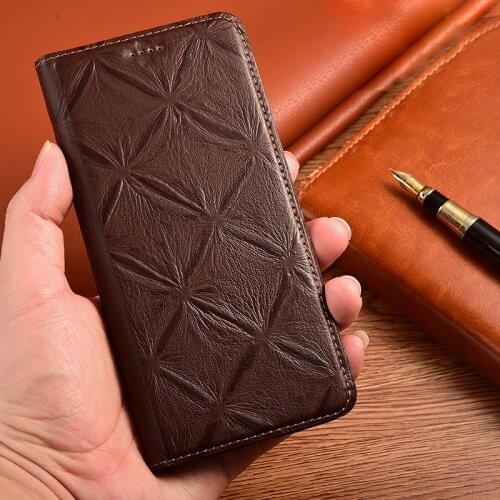 Luxury Cowhide Genuine Leather Case For iPhone 13 Mini Magnetic Flip Cover for iPhone 13 Pro Max Phone Cases