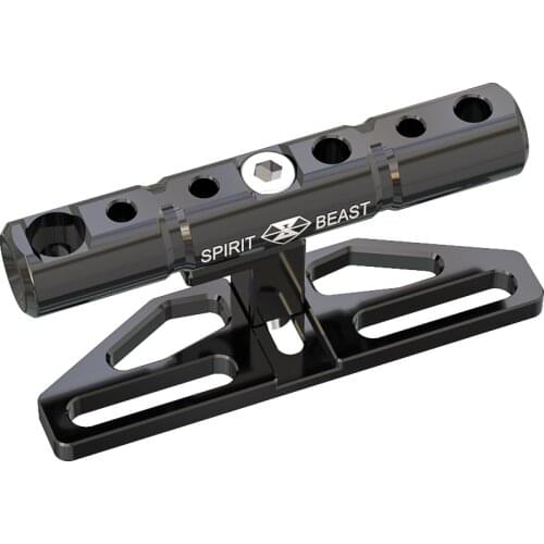 SPIRIT BEAST Multi Functional Motorcycle Scooter Modified Handlebar Pressure Code Stent Decorative Accessories Lighting Stent