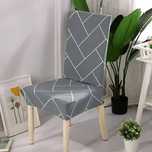 Spandex Chair Cover Stretch Home Dining Elastic Floral Print Chair Covers Multifunctional Spandex Elastic Cloth Universal Size