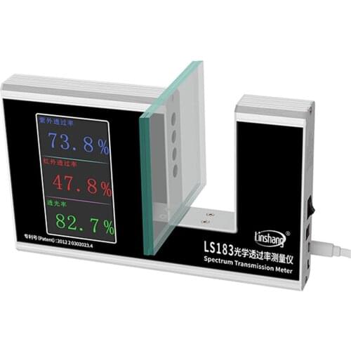 LS183 Spectrum Transmission Meter IR Peak wavelength 940nm Accuracy: ±2% 5. Resolution: 0.1