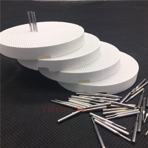 Dental Lab Honeycomb Round Firing Trays with Metal Pins Dental Technician Supplies