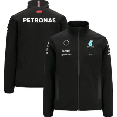 Hot-selling F1 Formula One Racing Long Sleeve T-shirt Team Suit W12 Racing Suit Casual Round Neck Tee